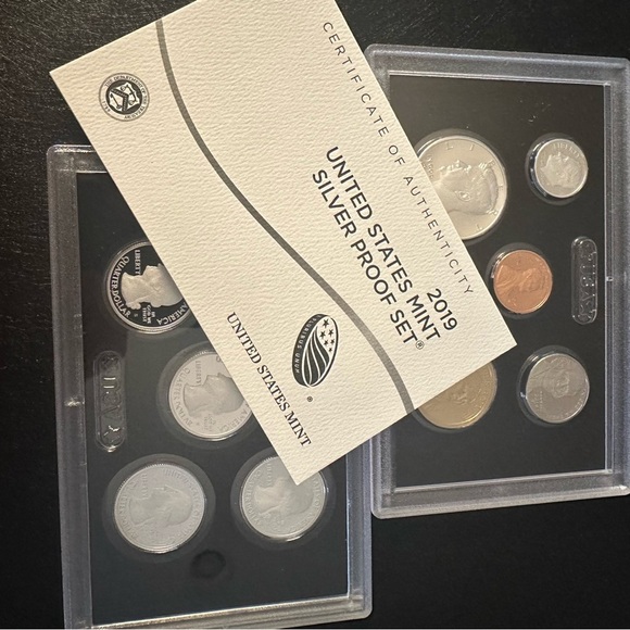 2019 U.S. Mint Silver Proof Set w/ COA & 2019-W Lincoln Cent – 10 Coins - Picture 2 of 16